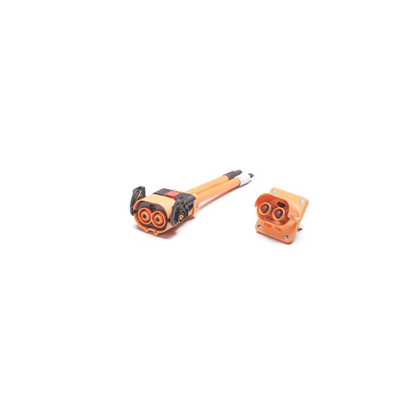 6mm 2 poles 180°Plastic High Voltage Connector