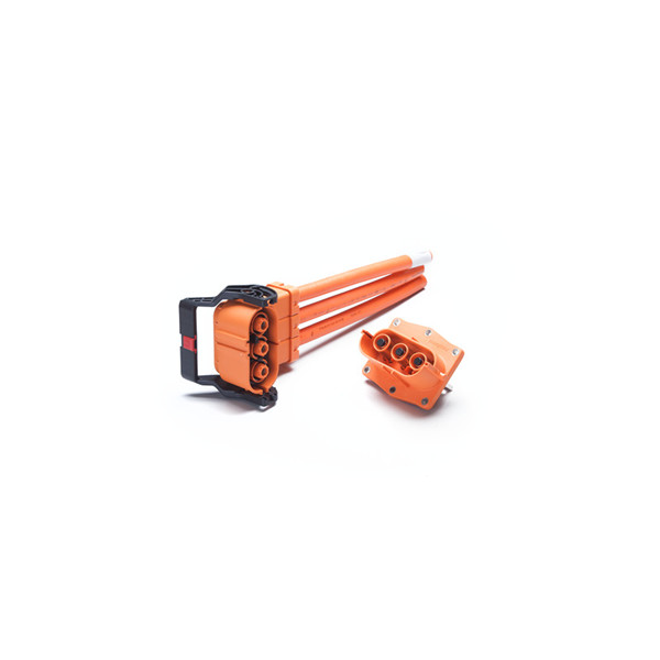 8mm 3 poles 90°Plastic High Voltage Connector